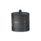Stainless Steel Vanity Jar | Stylish Storage for Cotton Swabs,Sponges & Bath Salts | Decorative Canister for Bathroom,Bedroom | Oil Rubbed Bronze Finish